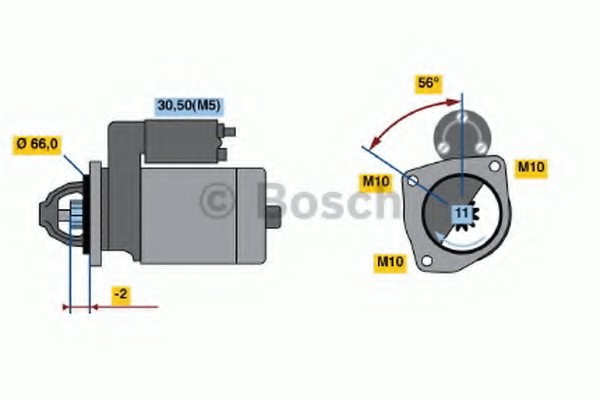Стартер Bosch 0001109026
